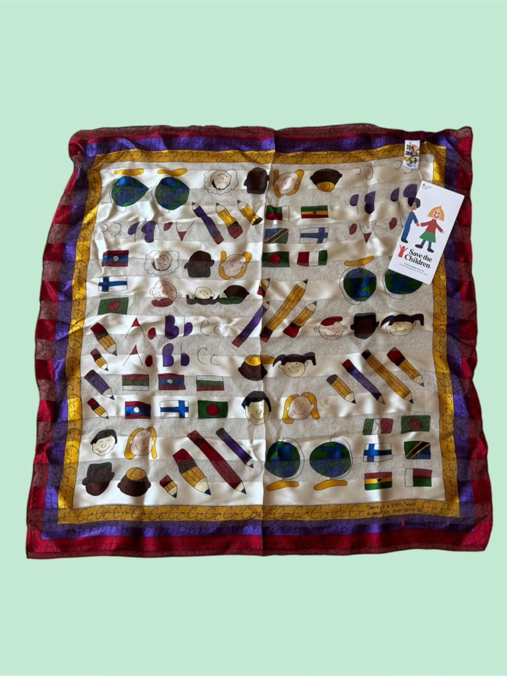 Teacher Scarf and Pin Accessory Gift